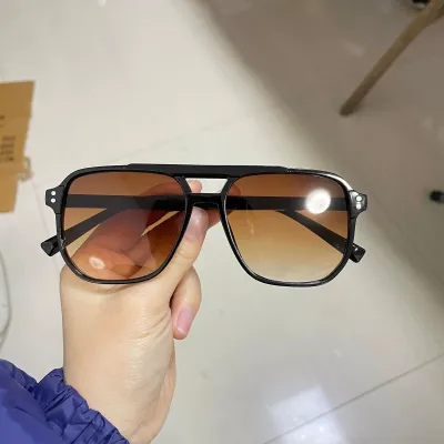 Fashion Simple Double Beam Goggles Sunglasses