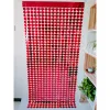 Conjoined Red Heart Door Curtain