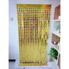 Conjoined Gold Heart Door Curtain