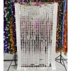Conjoined Silver Heart Door Curtain