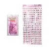 Veneer Pink Heart Door Curtain