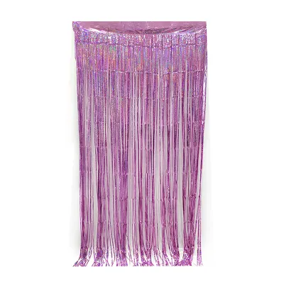 Valentine's Day Square Rain Curtain Red Love Heart Romantic Party Decoration