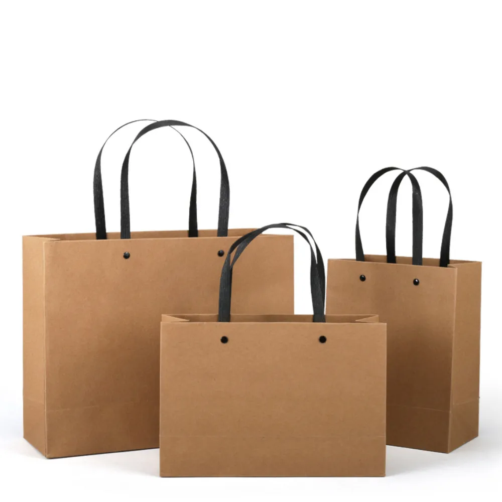 Simple Kraft Paper Shopping Bag Fashion