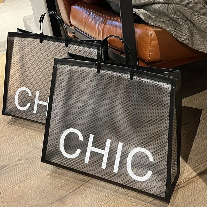 Fashion Transparent PVC Gift Shopping Bag