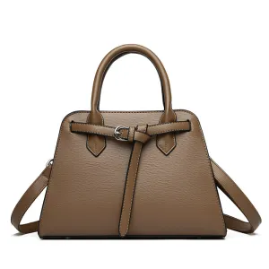Women Fashion Casual Solid Color Large Capacity Handbag