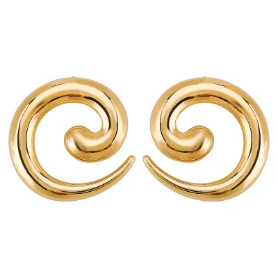 Women Fashion Exaggerated Design Metal Earrings