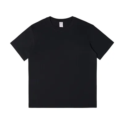 Men's Fashion Solid Color Cotton Crewneck Short Sleeve T-Shirt