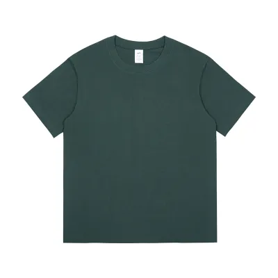 Men's Fashion Solid Color Cotton Crewneck Short Sleeve T-Shirt