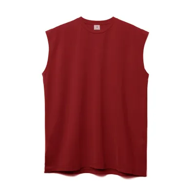 Men Solid Color Sleeveless Loose Quick-Drying Polyester Vest