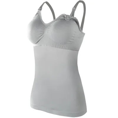 Lactation Solid Color Camisole Women Nursing Camis