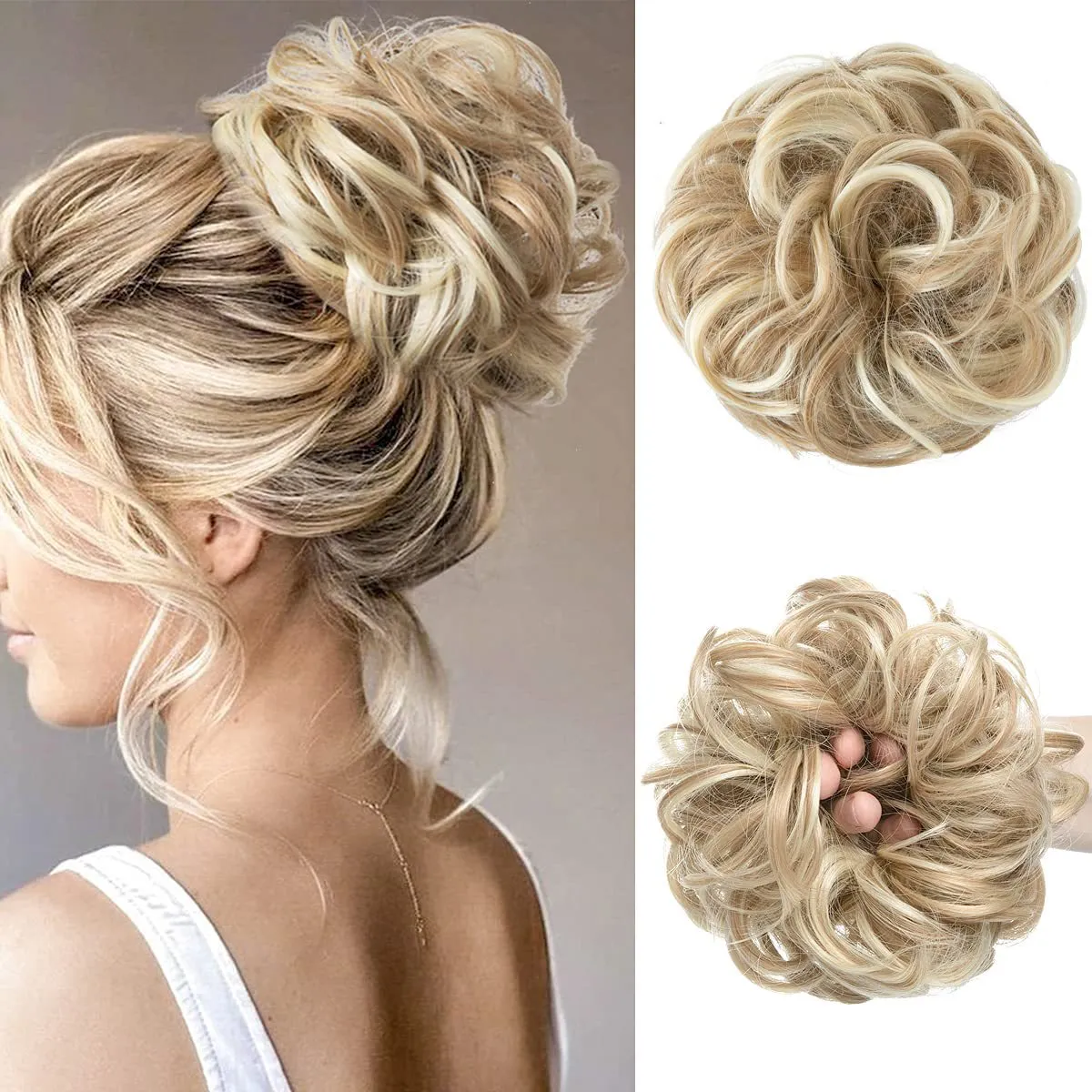 Fluffy Balls Hair Loop Chemical Fiber Hair Bud Volume Wig Not Hot Dye High Temperature Wire