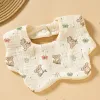Petals Six-Layer Bib-Koala