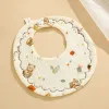 Round Six-Layer Bib-Music Bear