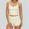 2501 Vest 2501 Shorts-Apricot Bud Yellow