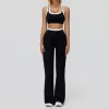 3129 Bra 3129-2 Wide Leg Flared Pants-Senior Black