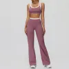 3129 Bra 3129-2 Wide Leg Flared Pants-Roland Purple