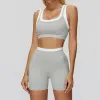 3129 Bra 3129 Shorts-Pottery Grey