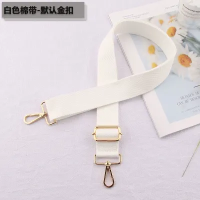 Fashion Simple Solid Color Wide Strap Bag Accessories