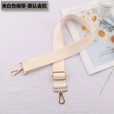 Fashion Simple Solid Color Wide Strap Bag Accessories