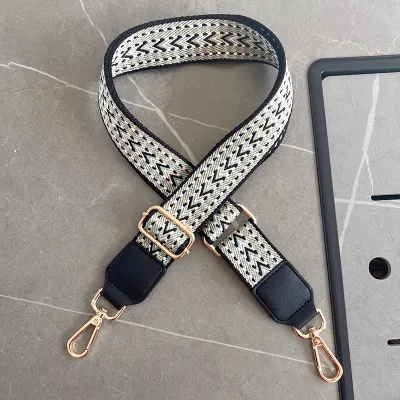Fashion Woven Printed Adjustable Wide Strap Bag Accessories