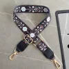Black And Blue Graphics-Black Leather-Width 3.8CM