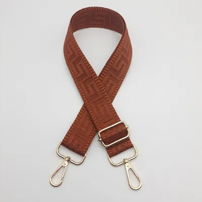 Fashion Simple Solid Color Canvas Wide Strap Bag Accessories