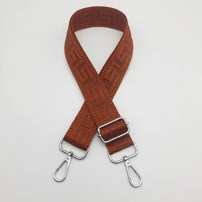 Fashion Simple Solid Color Canvas Wide Strap Bag Accessories