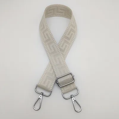 Fashion Simple Solid Color Canvas Wide Strap Bag Accessories