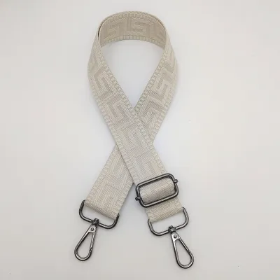 Fashion Simple Solid Color Canvas Wide Strap Bag Accessories