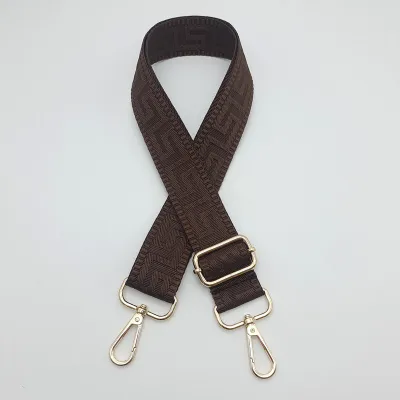 Fashion Simple Solid Color Canvas Wide Strap Bag Accessories