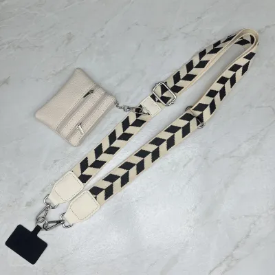 Fashion Weaving Printed Shoulder Strap Bag Accessories