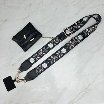 Fashion Weaving Printed Shoulder Strap Bag Accessories