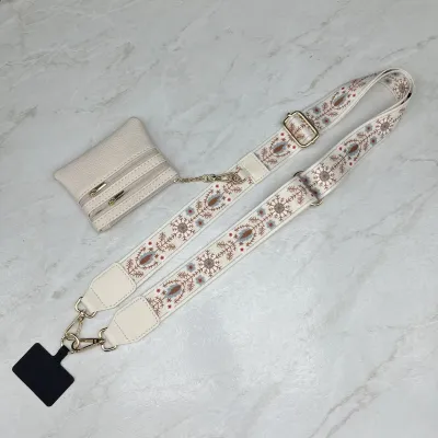 Fashion Weaving Printed Shoulder Strap Bag Accessories