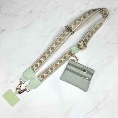 Fashion Weaving Printed Shoulder Strap Bag Accessories