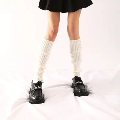 Women Fashion Autumn Winter Multicolor Knitted Thick Leg Sleeve Socks