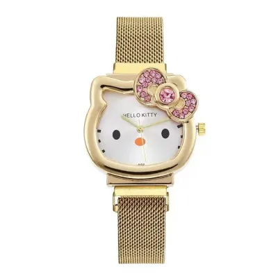Antique Vintage Full Rhinestone Adjustable Bracelet Watch for Women Light Luxury Heart Geometric Alloy