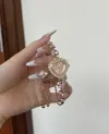 Pink Diamond Love Watch Chain