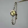 Gold Wheat Ears Pull Watch