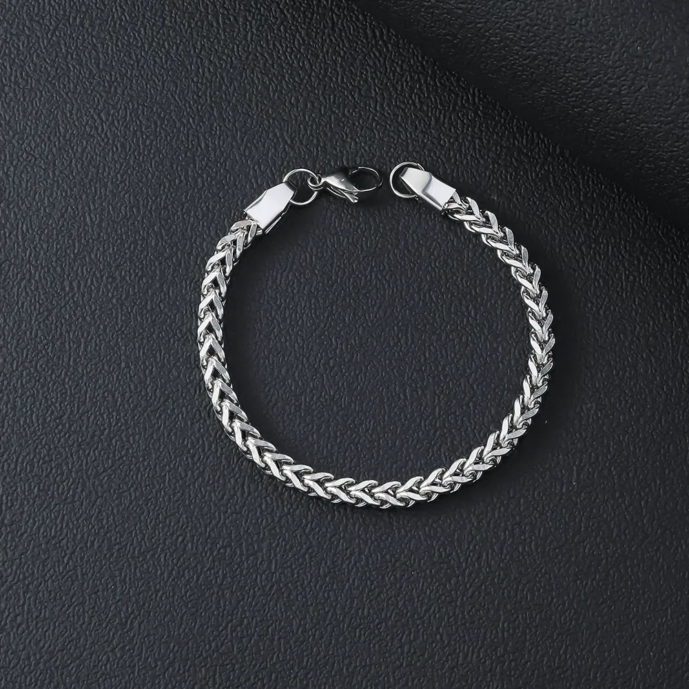 Fashion Simple Stainless Steel Unisex Bracelet