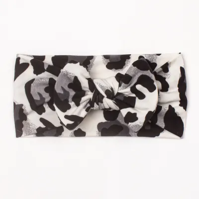 Baby Leopard Printed Bow Headband for Girls