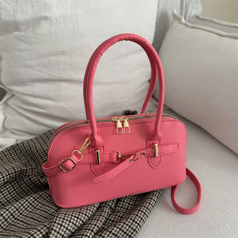 Women Fashion Casual Portable Large Capacity Underarm Bucket Bag