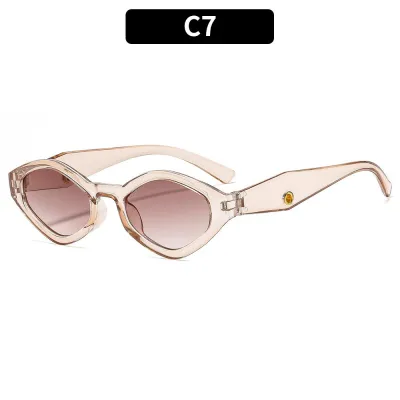 Fashion Polygonal Elegant Sunglasses with PC Frame