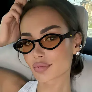 Fashion Polygonal Elegant Sunglasses with PC Frame
