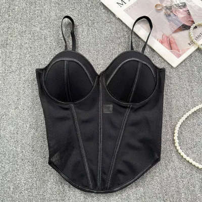 Women Sexy Mesh Corset Top Spice Girls Style
