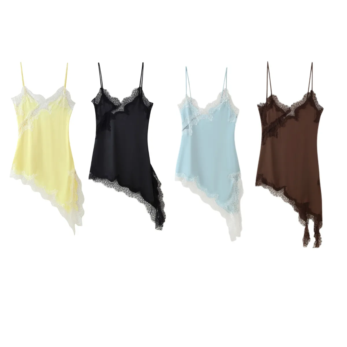 Women Lace Sling Mini Dress