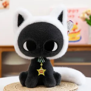 Cartoon Plush Toy Cat - Gold Mink Velvet Stuffed Plush Doll