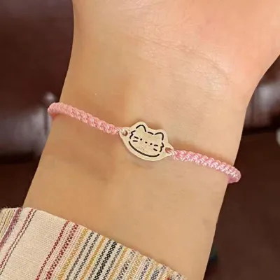 Fashion Couple Beaded Cat Bracelet Sweet Cool Wind Women's