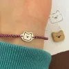 Purple Rope Kitten Bracelet