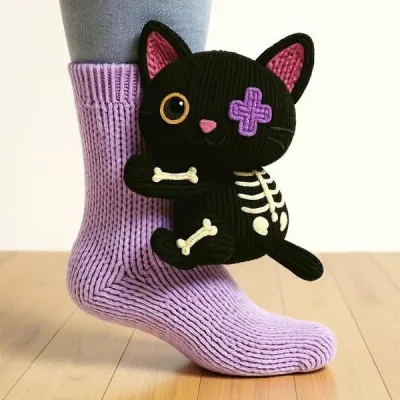 Knitted Animal Floor Socks Unisex