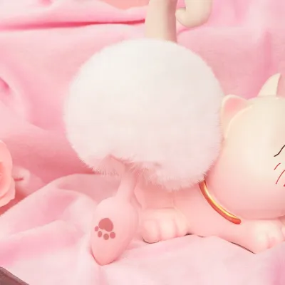 Adult Sex Plush Tail Silicone Anal Plug Sexy Lingerie Accessories